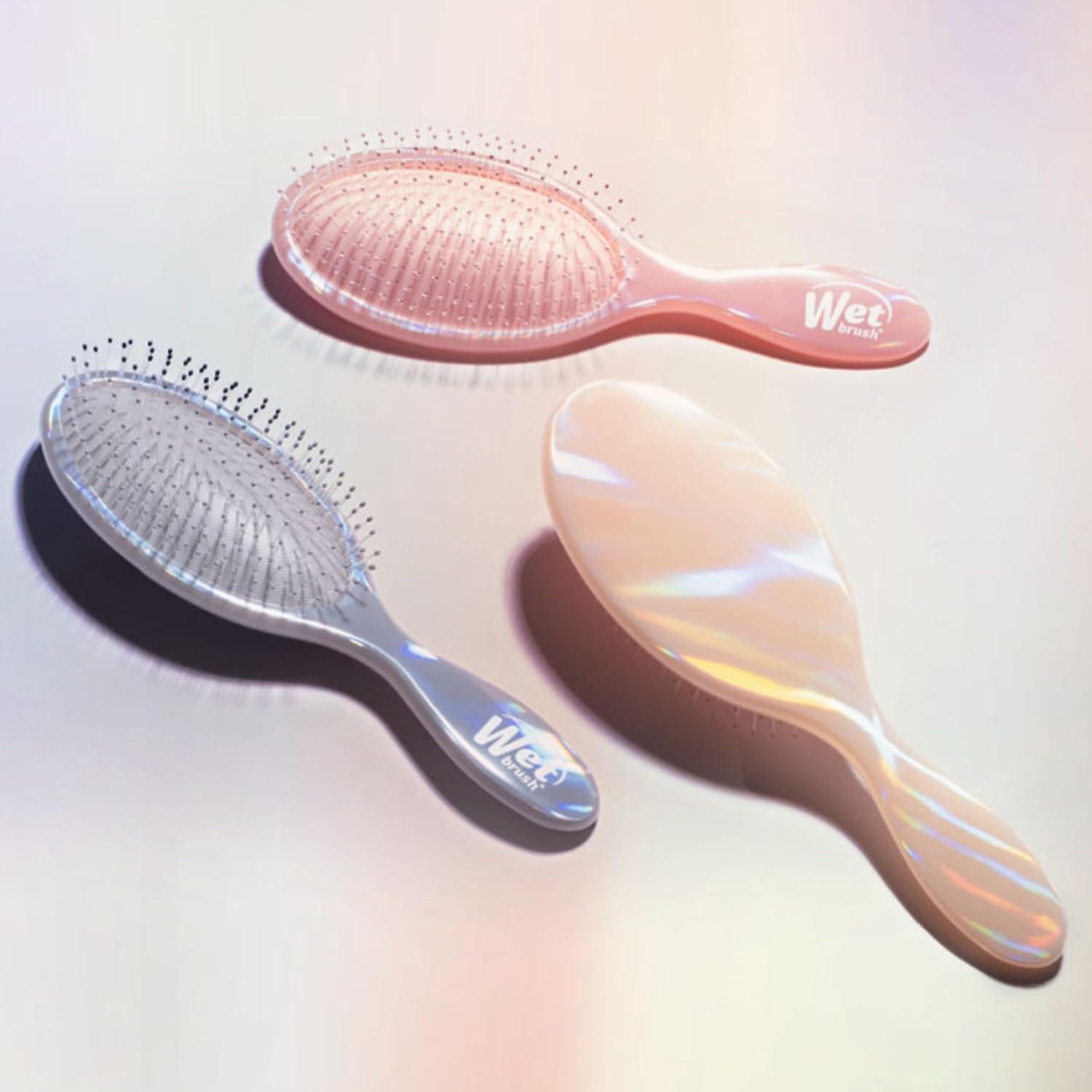 imageWet Brush Detangling Brush Original Detangler Brush Sky  Wet ampamp Dry TangleFree Hair Brush for Women ampamp Men  No Tangle Soft ampamp Flexible Bristles for Straight Curly ampamp Thick HairIridescence Bronze