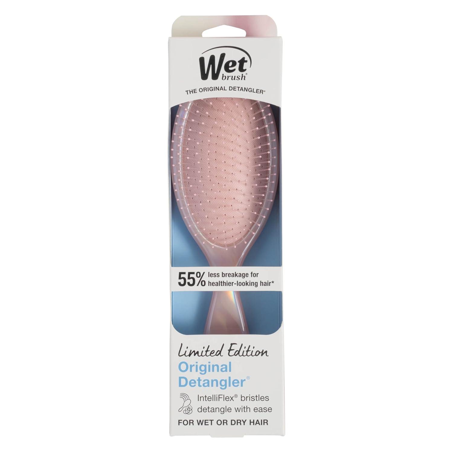 imageWet Brush Detangling Brush Original Detangler Brush Sky  Wet ampamp Dry TangleFree Hair Brush for Women ampamp Men  No Tangle Soft ampamp Flexible Bristles for Straight Curly ampamp Thick HairIridescence Bronze