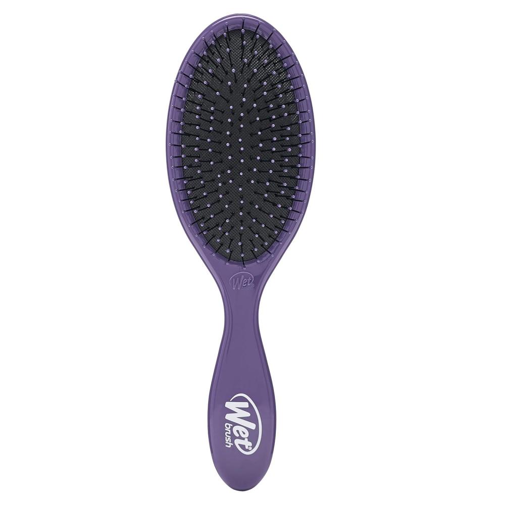 imageWet Brush Detangling Brush Original Detangler Brush Sky  Wet ampamp Dry TangleFree Hair Brush for Women ampamp Men  No Tangle Soft ampamp Flexible Bristles for Straight Curly ampamp Thick HairAmazon Purple