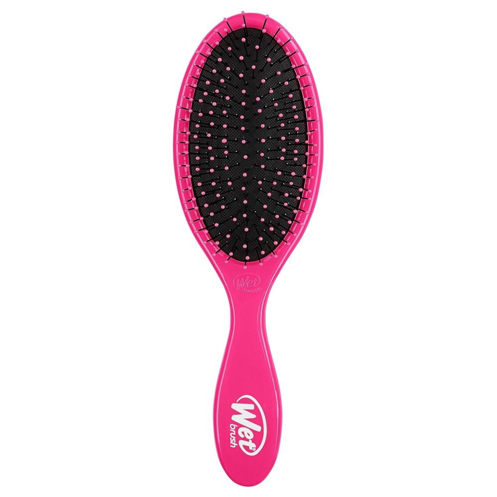 imageWet Brush Detangling Brush Original Detangler Brush Sky  Wet ampamp Dry TangleFree Hair Brush for Women ampamp Men  No Tangle Soft ampamp Flexible Bristles for Straight Curly ampamp Thick HairPink