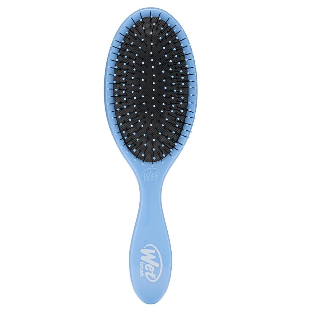 imageWet Brush Detangling Brush Original Detangler Brush Sky  Wet ampamp Dry TangleFree Hair Brush for Women ampamp Men  No Tangle Soft ampamp Flexible Bristles for Straight Curly ampamp Thick HairSky