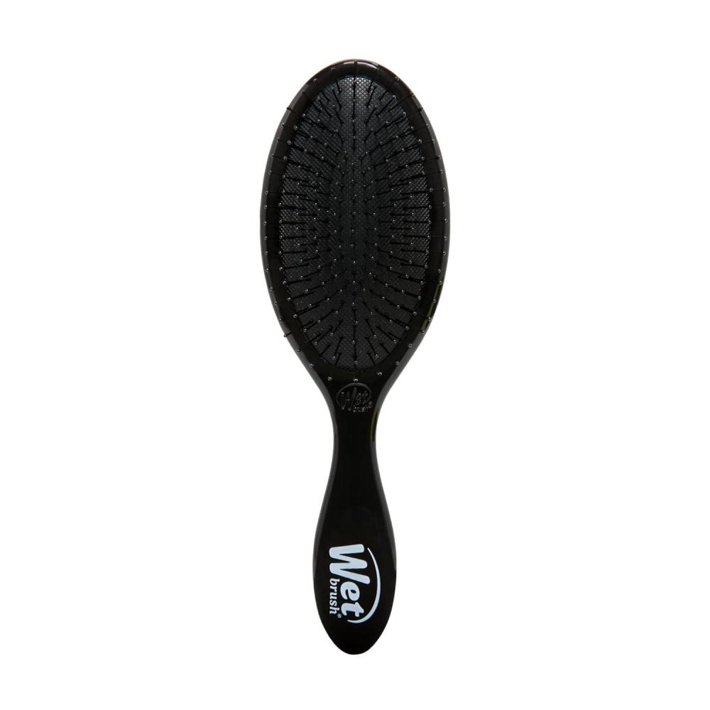 imageWet Brush Detangling Brush Original Detangler Brush Sky  Wet ampamp Dry TangleFree Hair Brush for Women ampamp Men  No Tangle Soft ampamp Flexible Bristles for Straight Curly ampamp Thick HairBlack