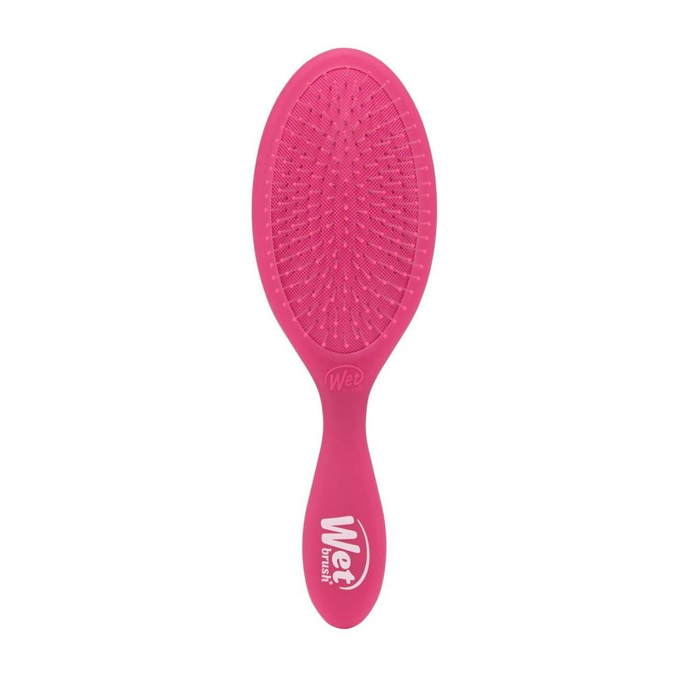 imageWet Brush Detangling Brush Original Detangler Brush Sky  Wet ampamp Dry TangleFree Hair Brush for Women ampamp Men  No Tangle Soft ampamp Flexible Bristles for Straight Curly ampamp Thick HairPink Frost