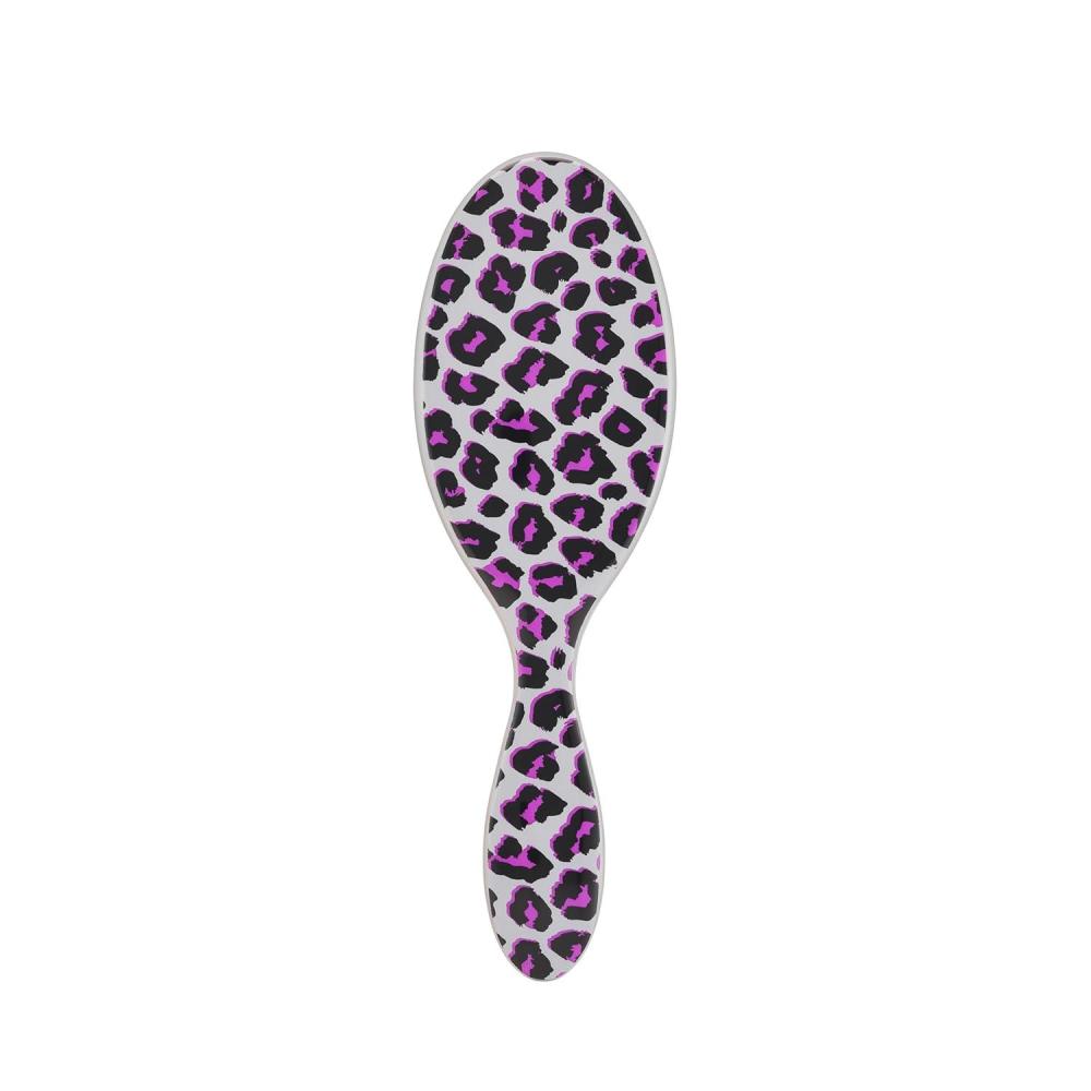 imageWet Brush Original Detangler Hair Brush Color Wash Stripes UltraSoft IntelliFlex Bristles  Detangling Hairbrush Glides Through Tangles For Wet Dry ampamp Damaged Hair Women ampamp MenPink Leopard