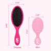 Wet Brush Detangling Brush, Original Detangler Brush (Sky) – Wet & Dry Tangle-Free Hair Brush for Women & Men – No Tangle Soft & Flexible Bristles for Straight, Curly, & Thick Hair(Pink)