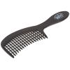 Wet Brush Detangling Comb, Black – Wide Tooth Hair Detangler with WaveTooth Design that Gently and Glides Through Tangles – Brush Throough Conditioner and Hair Masks – Gentle On Scalp and Pain-Free(Black)