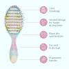 Wet Brush Speed Dry Hair Brush – Watermark (Color Wash) – Vented Design and Ultra Soft HeatFlex Bristles Are Blow Dry Safe With Ergonomic Handle Manages Tangle and Uncontrollable Hair – Pain-Free(Color Wash Splatter)