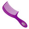 Wet Brush Detangling Comb, Black – Wide Tooth Hair Detangler with WaveTooth Design that Gently and Glides Through Tangles – Brush Throough Conditioner and Hair Masks – Gentle On Scalp and Pain-Free(Purple)