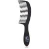 Wet Brush Detangling Comb, Black – Wide Tooth Hair Detangler with WaveTooth Design that Gently and Glides Through Tangles – Brush Throough Conditioner and Hair Masks – Gentle On Scalp and Pain-Free(Black)