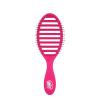Wet Brush Speed Dry Hair Brush – Watermark (Color Wash) – Vented Design and Ultra Soft HeatFlex Bristles Are Blow Dry Safe With Ergonomic Handle Manages Tangle and Uncontrollable Hair – Pain-Free(Pink)