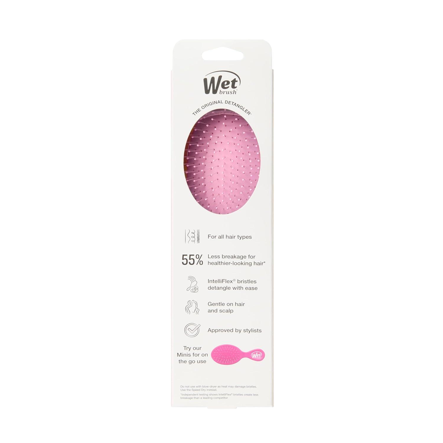 imageWet Brush Original Detangler Pink Drink Summer Quencher UltraSoft IntelliFlex Bristles Glide Through Tangles Detangling Hair Brush Wet ampamp Dry Women ampamp Men Limited EditionSun Days Ice Cream