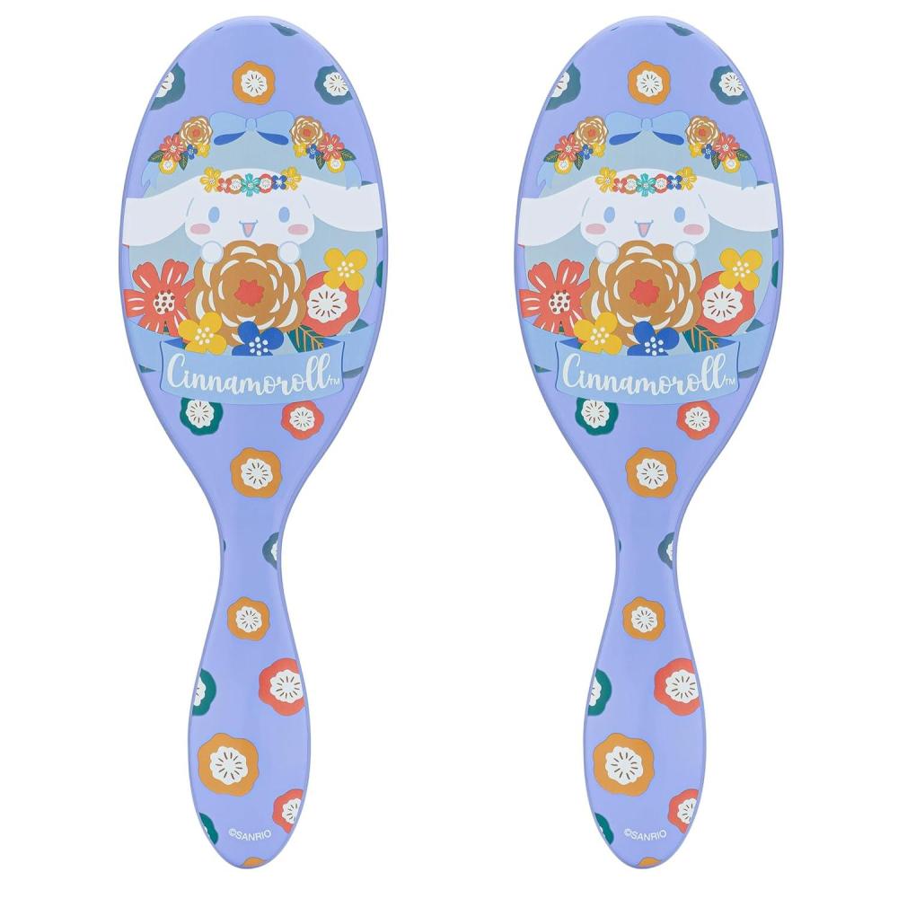 imageWet Brush Original Detangler Hair Brush Amazon Exclusive Aqua UltraSoft IntelliFlex BristlesDetangling Hairbrush Glides Through Tangles  All Hair Types Wet ampamp Dry Hair  Women ampamp Men Pack of 2Cinnamaroll