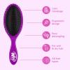 Wet Brush Original Detangler Hair Brush, Amazon Exclusive Aqua- Ultra-Soft IntelliFlex Bristles-Detangling Hairbrush Glides Through Tangles – All Hair Types (Wet & Dry Hair) – Women & Men (Pack of 2)(Purple)