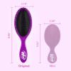 Wet Brush Original Detangler Hair Brush, Amazon Exclusive Aqua- Ultra-Soft IntelliFlex Bristles-Detangling Hairbrush Glides Through Tangles – All Hair Types (Wet & Dry Hair) – Women & Men (Pack of 2)(Purple)