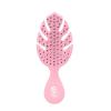 Wet Brush Go Green Mini Detangler, Green – Detangling Travel Hair Brush – Ultra-Soft IntelliFlex Bristles Glide Through Tangles & Gently Loosens Knots While Minimizing Pain, Split Ends & Breakage(Pink)