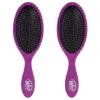 Wet Brush Original Detangler Hair Brush, Amazon Exclusive Aqua- Ultra-Soft IntelliFlex Bristles-Detangling Hairbrush Glides Through Tangles – All Hair Types (Wet & Dry Hair) – Women & Men (Pack of 2)(Purple)
