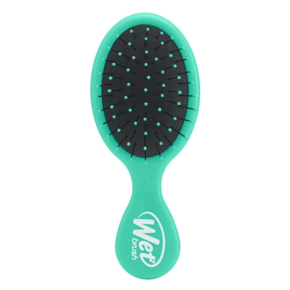 imageWet Brush Squirt Detangling Brush Sky Mini Detangler No Tangle UltraSoft IntelliFlex Bristles Wet ampamp Dry Styling Hairbrush for Women ampamp Men All Hair TypesAmazon Aqua