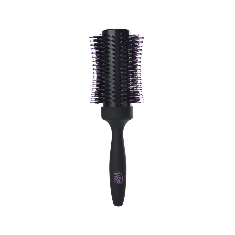 imageWet Brush Volumizing Round Brush for Fine to Medium Hair  Salon BlowOut Less Pain ampamp Breakage Lightweight Boar Bristle Detangles ampamp Removes KnotsFine to Medium Hair