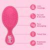 Wet Brush Mini Detangler Hair Brush, Black Frost, Detangling Travel Hairbrush, Ultra-Soft IntelliFlex Bristles Glide Through Tangles with Ease, Pain-Free, All Hair Types(Pink Frost)