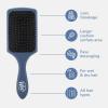 Wet Brush Paddle Detangler Hair Brush, Amazon Exclusive Aqua, Ultra-Soft IntelliFlex Bristles with AquaVent Design, Great For Treatment & Mask Application, Women, Men, Wet, Dry and Damaged Hair(Elemental Blue)
