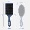 Wet Brush Paddle Detangler Hair Brush, Amazon Exclusive Aqua, Ultra-Soft IntelliFlex Bristles with AquaVent Design, Great For Treatment & Mask Application, Women, Men, Wet, Dry and Damaged Hair(Elemental Blue)