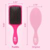 Wet Brush Paddle Detangler Hair Brush, Amazon Exclusive Aqua, Ultra-Soft IntelliFlex Bristles with AquaVent Design, Great For Treatment & Mask Application, Women, Men, Wet, Dry and Damaged Hair(Pink)