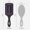 Wet Brush Paddle Detangler Hair Brush, Amazon Exclusive Aqua, Ultra-Soft IntelliFlex Bristles with AquaVent Design, Great For Treatment & Mask Application, Women, Men, Wet, Dry and Damaged Hair(Refresh & Extend)