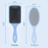 Wet Brush Paddle Detangler Hair Brush, Amazon Exclusive Aqua, Ultra-Soft IntelliFlex Bristles with AquaVent Design, Great For Treatment & Mask Application, Women, Men, Wet, Dry and Damaged Hair(Sky)