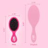 Wet Brush Squirt Detangling Brush, Sky, Mini Detangler, No Tangle Ultra-Soft IntelliFlex Bristles, Wet & Dry Styling Hairbrush for Women & Men, All Hair Types(Pink)