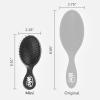 Wet Brush Squirt Detangling Brush, Sky, Mini Detangler, No Tangle Ultra-Soft IntelliFlex Bristles, Wet & Dry Styling Hairbrush for Women & Men, All Hair Types(Black)