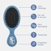 Wet Brush Squirt Detangling Brush, Sky, Mini Detangler, No Tangle Ultra-Soft IntelliFlex Bristles, Wet & Dry Styling Hairbrush for Women & Men, All Hair Types(Elemental Blue)