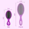 Wet Brush Squirt Detangling Brush, Sky, Mini Detangler, No Tangle Ultra-Soft IntelliFlex Bristles, Wet & Dry Styling Hairbrush for Women & Men, All Hair Types(Pink  Purple  & Blue)