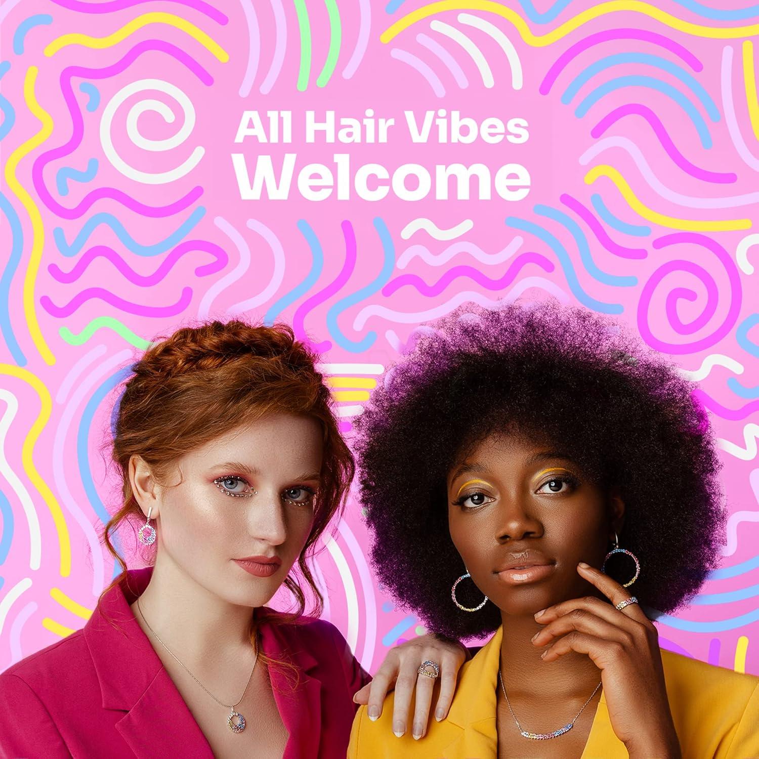 imageWet Brush Coil Hair Scrunchies for Women ampamp Girls 2 Count Purple ampamp Black Suitable for All Hair Types PainFree Accessories Long Lasting Braids Ponytails and MoreCoil Scrunchies Blue Tie DyeBlack