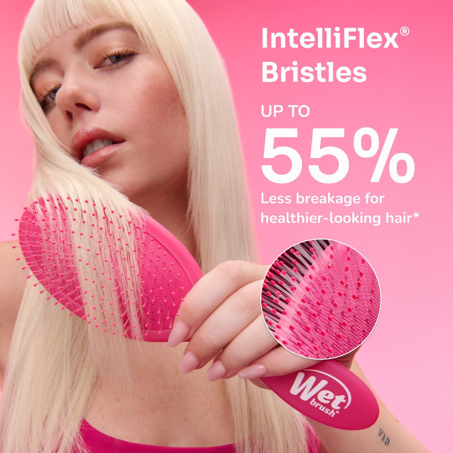 imageWet Brush Disney Original Hair Detangler Cinderella Elegant Princess UltraSoft IntelliFlex Bristles Detangling Brush Glides Through Tangles Wet Dry ampamp Damaged Hair Women ampamp MenTiana