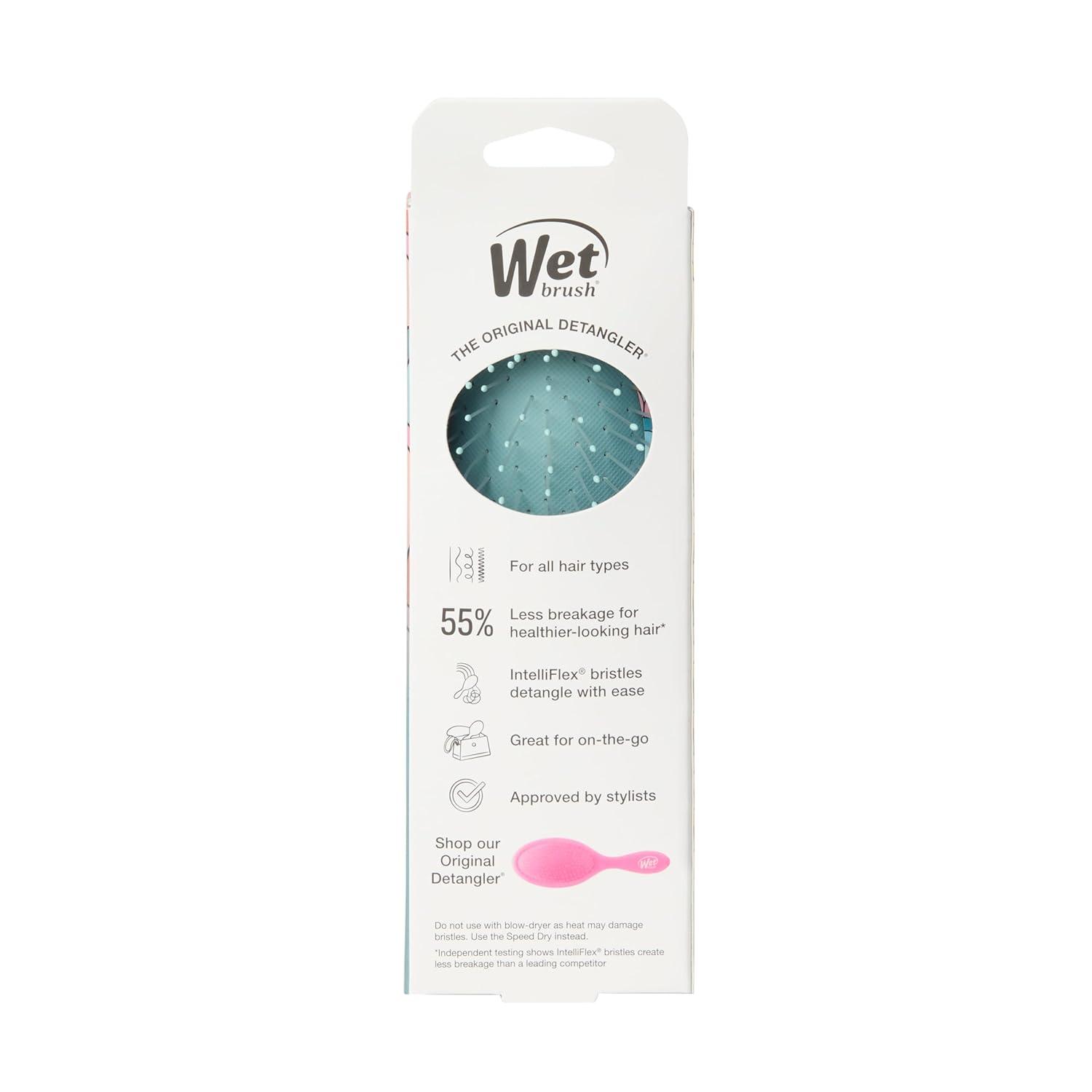 imageWet Brush Mini Detangler Hair Brush Rainbow Sun Days Detangling Travel Hairbrush UltraSoft IntelliFlex Bristles Glide Through Tangles with Ease PainFree All Hair Types Limited EditionSun Days Rainbow