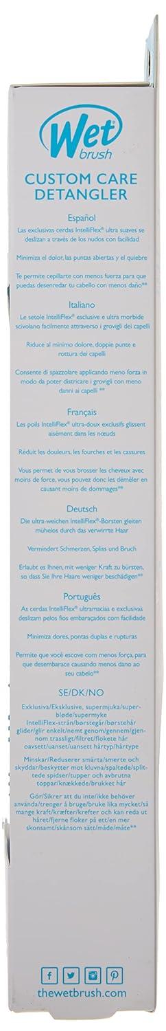 imageWet Brush Thick Hair Detangling Brush Pink UltraSoft IntelliFlex Bristles Glide Through Tangles With Ease PainFree Detangler for All Hair Types Wet ampamp DryTeal