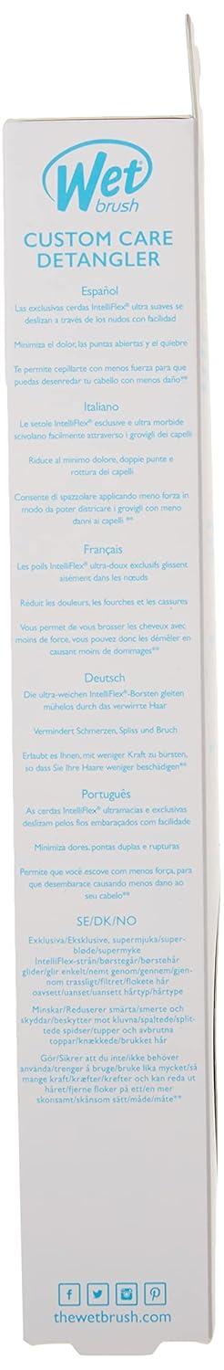 imageWet Brush Thick Hair Detangling Brush Pink UltraSoft IntelliFlex Bristles Glide Through Tangles With Ease PainFree Detangler for All Hair Types Wet ampamp DryBlack