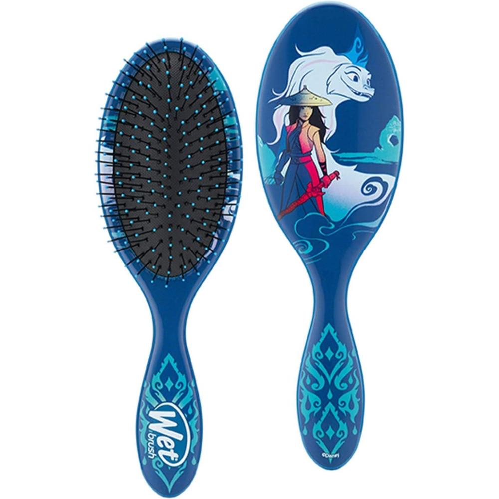 imageWet Brush Original Detangling Hair Brush Repunzel Ultimate Disney Princess  UltraSoft IntelliFlex Bristles Detangler Brush Glide Through Tangles Ease For All Types Wet ampamp Dry Rapunzel DetanglerRaya and the Last Dragon
