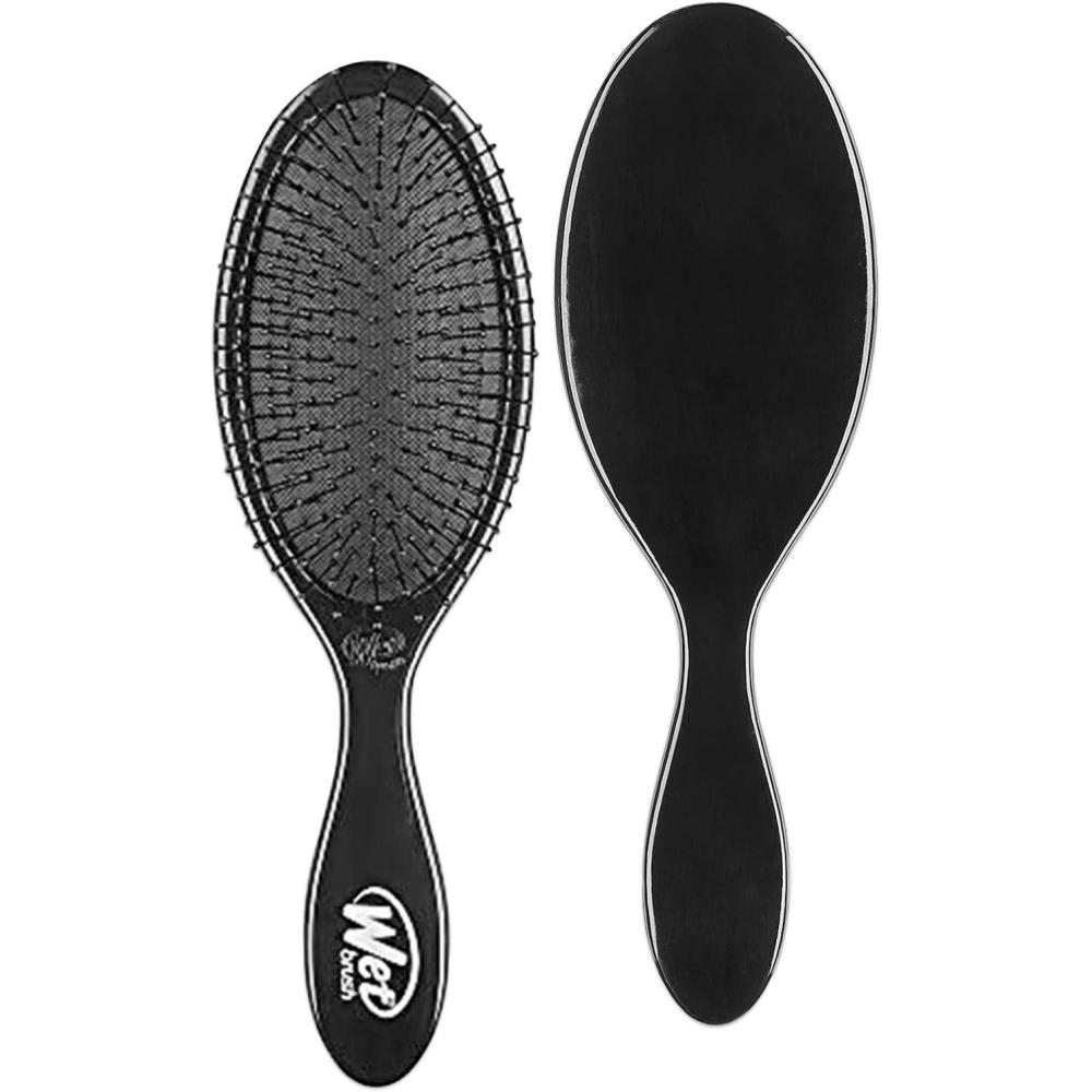 imageWet Brush Original Detangling Hair Brush Repunzel Ultimate Disney Princess  UltraSoft IntelliFlex Bristles Detangler Brush Glide Through Tangles Ease For All Types Wet ampamp Dry Rapunzel DetanglerBlack