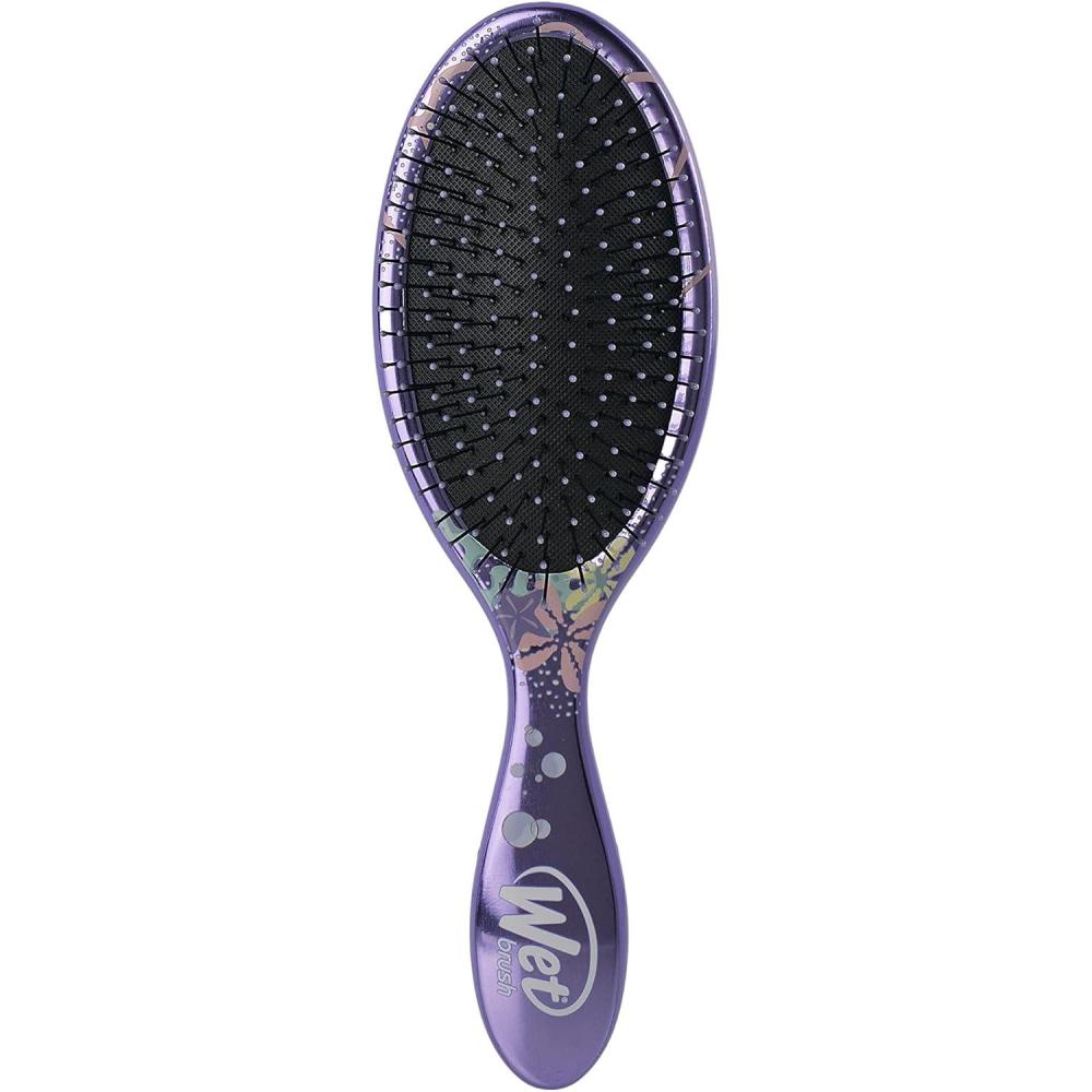 imageWet Brush Original Detangling Hair Brush Repunzel Ultimate Disney Princess  UltraSoft IntelliFlex Bristles Detangler Brush Glide Through Tangles Ease For All Types Wet ampamp Dry Rapunzel DetanglerAriel Purple