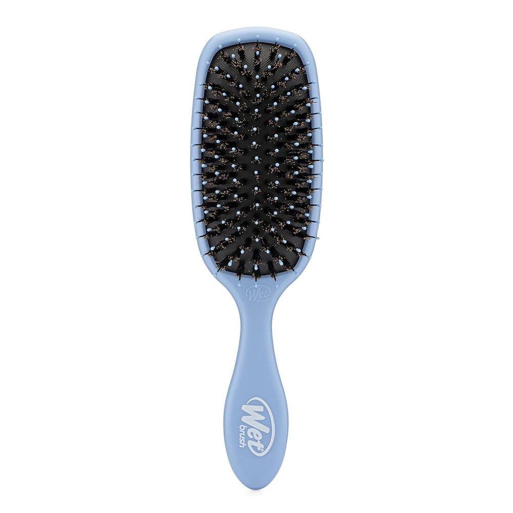 imageWet Brush Smooth Styler Hair Brush Pink Frost Exclusive Ultrasoft IntelliFlex Bristles Synthetic Boar Bristles Shiny And Smooth For All Hair Types For Women Men Wet And DrySky
