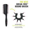 Wet Brush Beach Waves Round Brush – For All Hair Types – Loose Curls & Beachy Waves – A Perfect Blow Out with Less Pain, Effort and Breakage Square Barrel, 2″ Barrel(Circle)