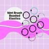 Wet Brush Beaded Hair Elastics, 10 Count, Multi-Colored, Pain-Free Accessories for Men, Women, Boys and Girls, IntelliLastic Retains Shape & Style With Ease For All Hair Types(10 Count (Pack of 1))
