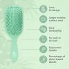 Wet Brush Go Green Paddle Detangler Hair Brush, Green – Ultra-Soft IntelliFlex Detangling Bristles with AquaVent Design For Spreading Hair Treatments Evenly – Pain-Free For Wet & Dry Hair
