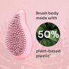 Wet Brush Go Green Palm Detangling Hair Brush Infused with Watermelon Oil – Pain-Free Ultra-Soft Detangler Bristles Glide Through Tangles with Ease – Protects Against Split Ends For Wet & Dry Hair(Pink/Watermelon)