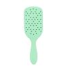 Wet Brush Go Green Thick Hair Paddle Detangling Brush, Pink – Ultra-Soft IntelliFlex Bristles With AquaVent – Gently Loosens Knots While Minimizing Pain – Curly, Coarse, Long Hair (Pack of 2)(Green)