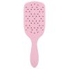 Wet Brush Go Green Thick Hair Paddle Detangling Brush, Pink – Ultra-Soft IntelliFlex Bristles With AquaVent – Gently Loosens Knots While Minimizing Pain – Curly, Coarse, Long Hair (Pack of 2)(Pink)