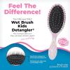 Wet Brush Kids Detangler Hair Brushes – Stars – Midi Detangling Brush With Ultra-Soft IntelliFlex Bristles Glide Through Tangles With Ease – Pain-Free Comb For All Hair Types(Stripe)