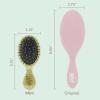 Wet Brush Mini Detangler Hair Brush, Peach(Geo Jade)