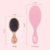 Wet Brush Mini Detangler Hair Brush, Peach(Geo Peach)